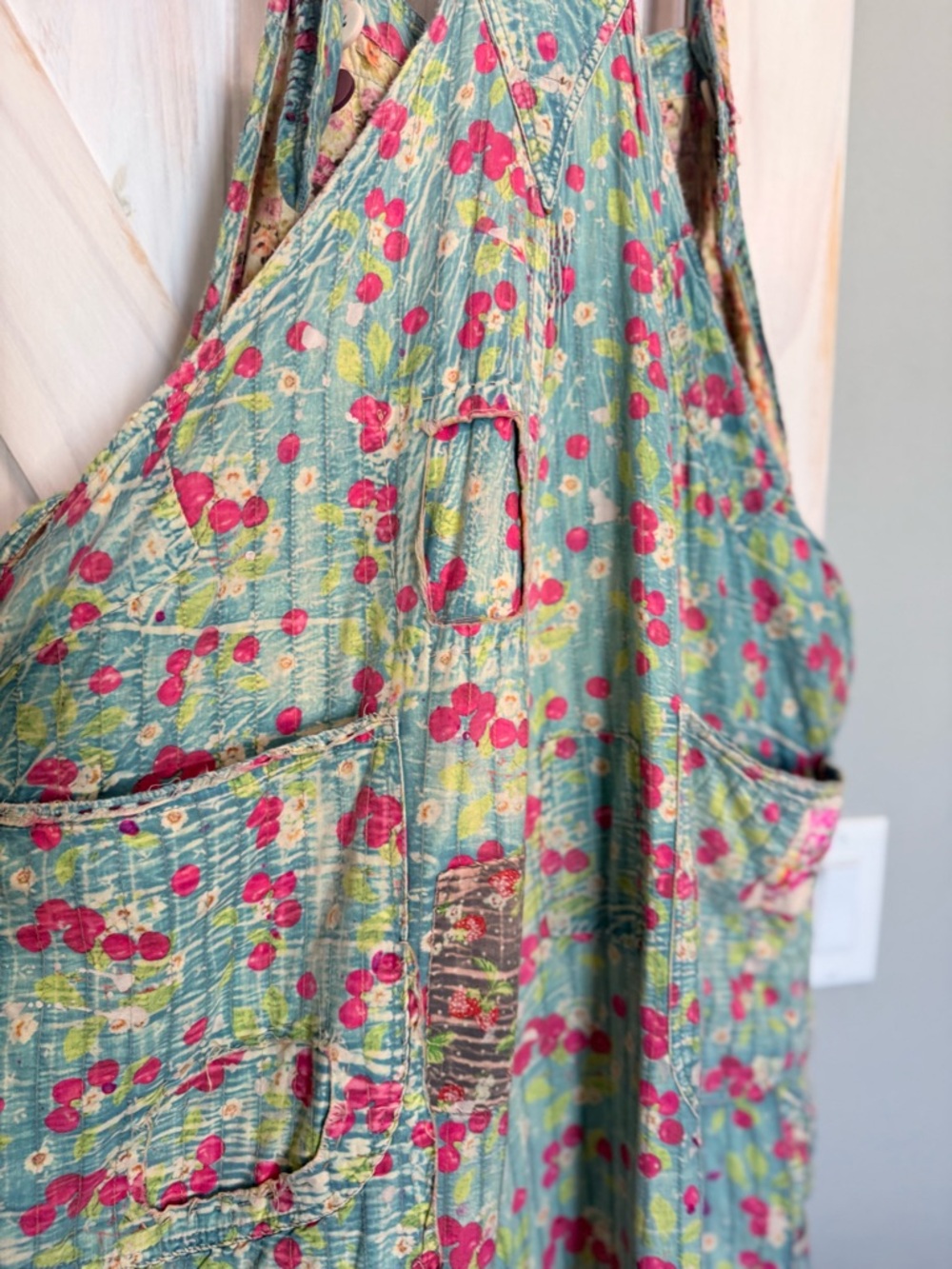 MAGNOLIA PEARL LOVE RARE CHERRY BLOSSOM OVERALLS OS - Picture 11 of 16